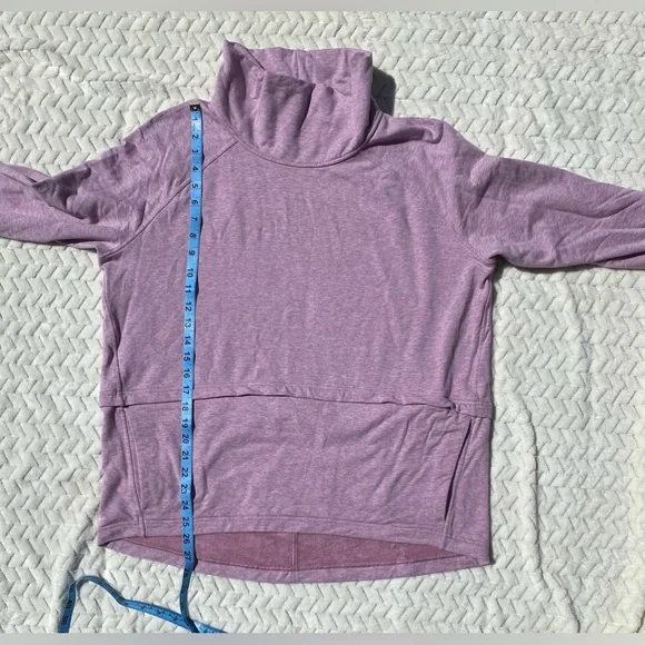 NWOT Lululemon Find Your Unwind Pullover Heathered Pink Taupe size 12 - Picture 8 of 14